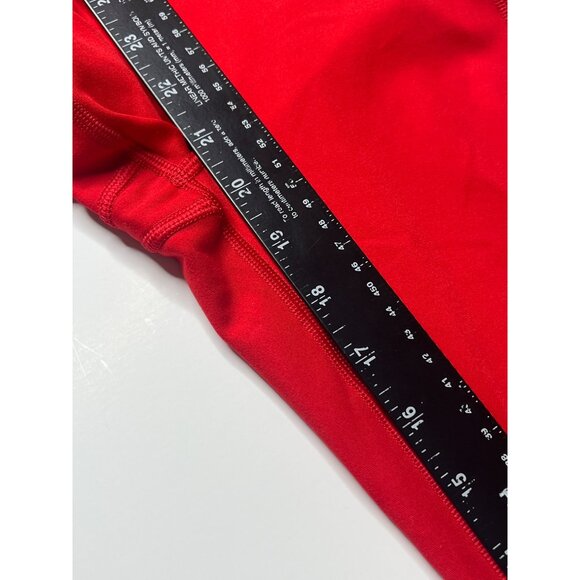 GapFit Blackout Red Cropped Leggings XS Petite Activewear - Picture 8 of 13